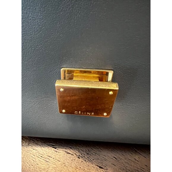 Céline Trapeze Two-Way Bag Tricolor Leather & Suede Handbag - Picture 15 of 16